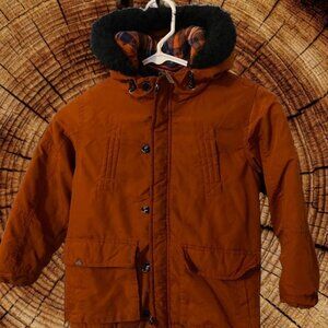 Solocote Boy's Plaid Coat with Hood